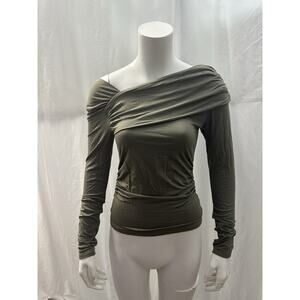 BIN Brand Greenish Grey Top
